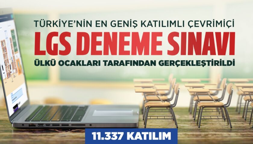 Ülkü Ocakları’ndan Türkiye’nin en büyük çevrimiçi deneme sınavı